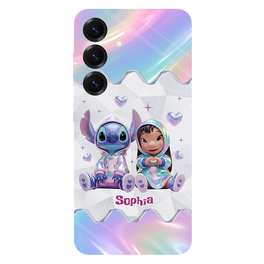 Hologram Ohana Monster - Personalized Ohana Full Print Phone Case