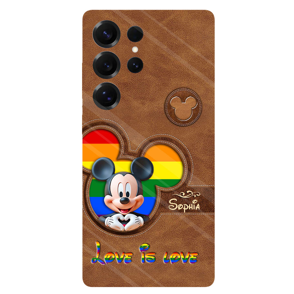 Love Is Love - Personalized LGBT Support Full Print Phone Case