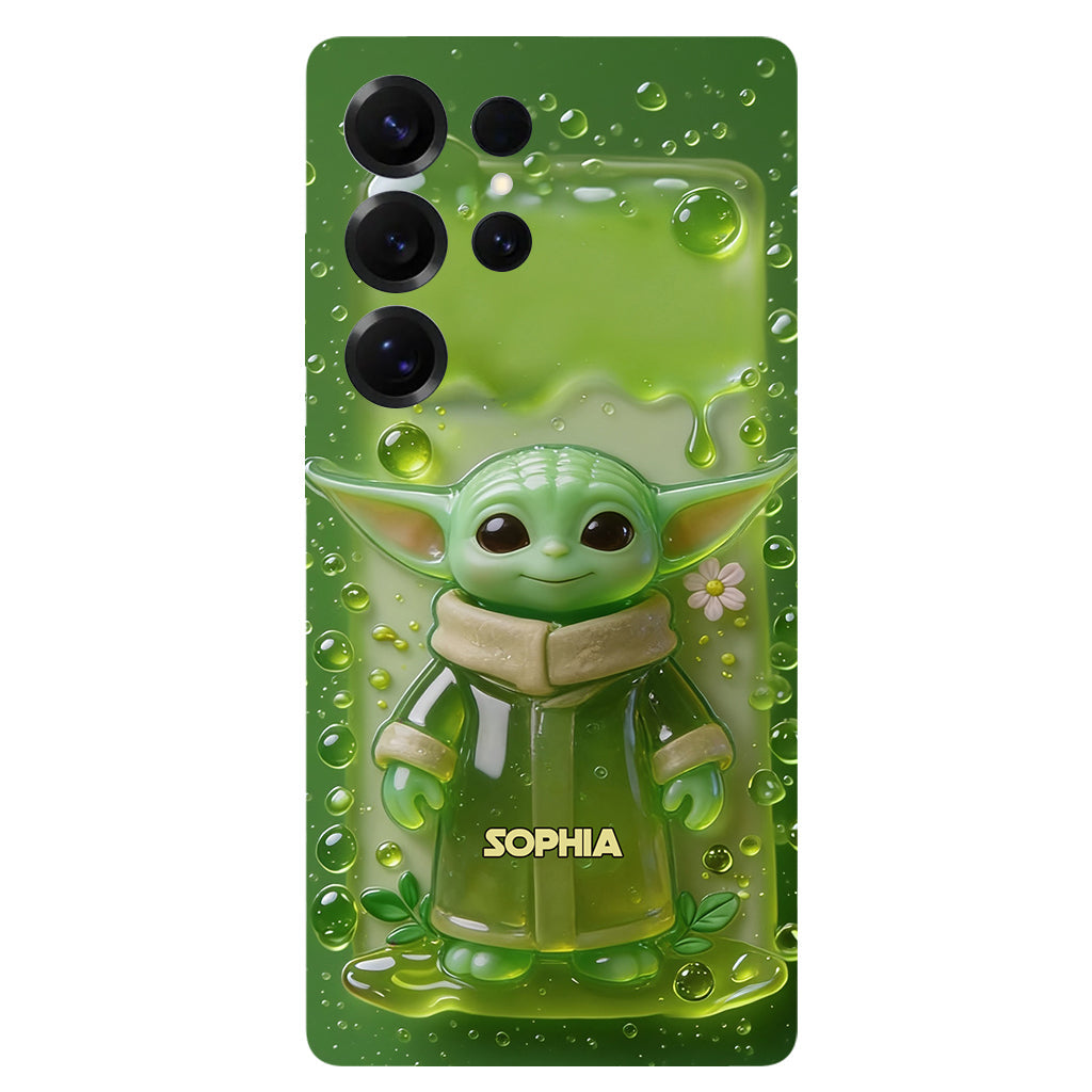 Jelly Green Baby - Personalized The Force Full Print Phone Case