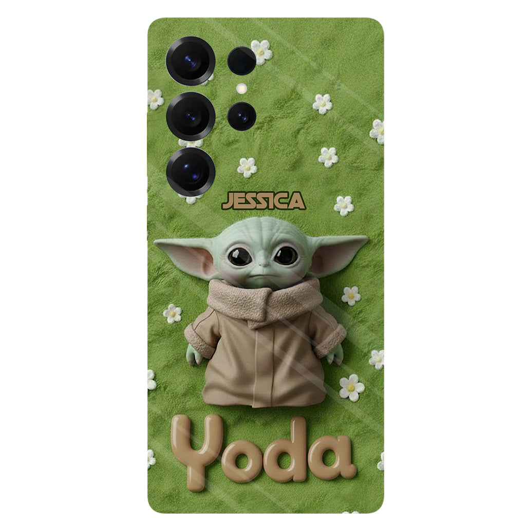 Cute Yoda - Personalized The Force Full Print Phone Case