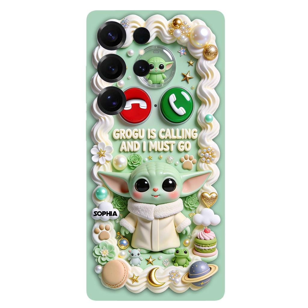 Baby Is Calling - Personalized The Force Full Print Phone Case