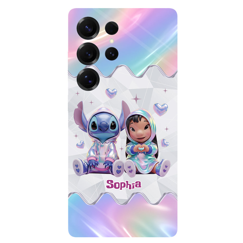 Hologram Ohana Monster - Personalized Ohana Full Print Phone Case