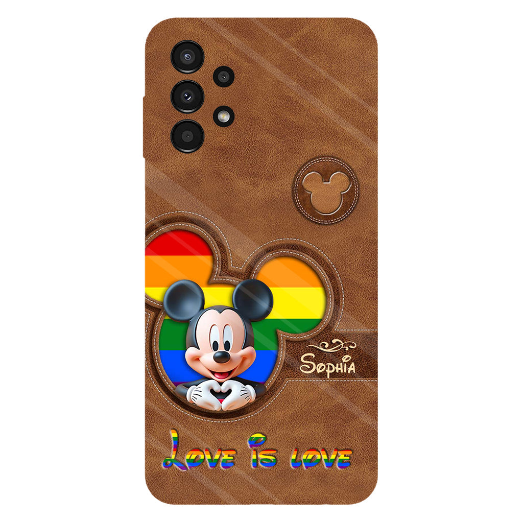 Love Is Love - Personalized LGBT Support Full Print Phone Case