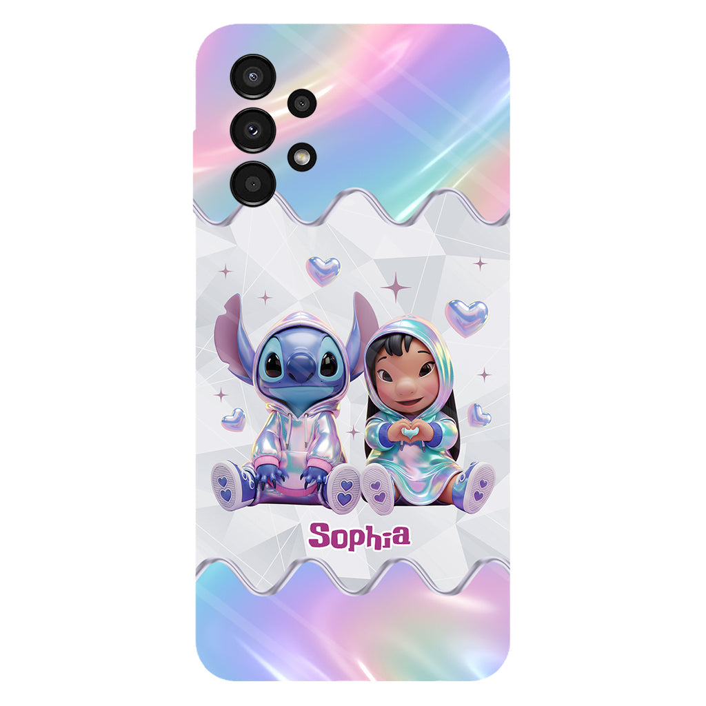 Hologram Ohana Monster - Personalized Ohana Full Print Phone Case