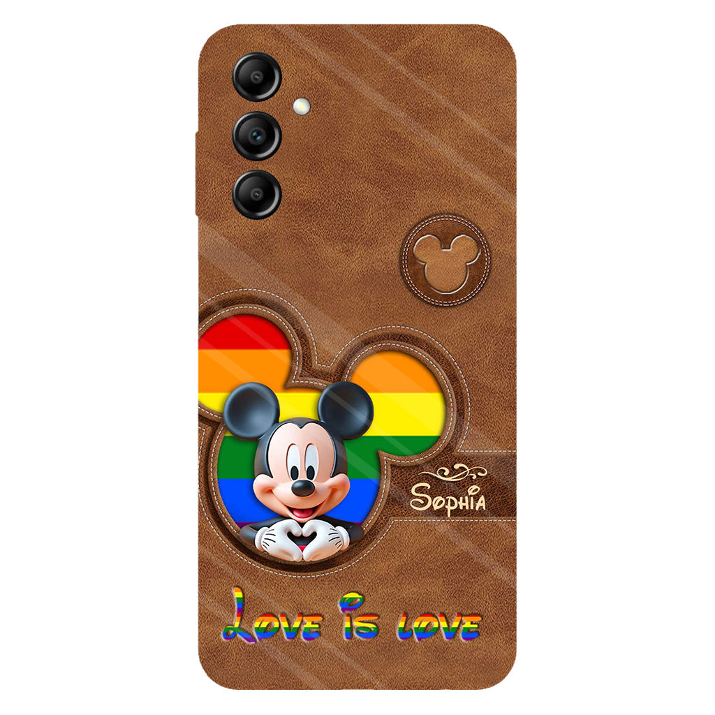 Love Is Love - Personalized LGBT Support Full Print Phone Case