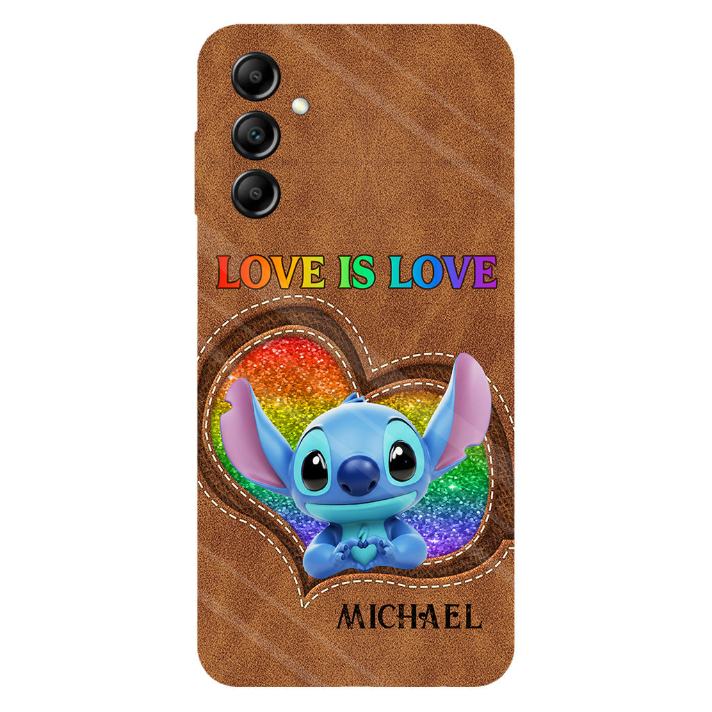 Love Is Love - Personalized LGBT Support Full Print Phone Case