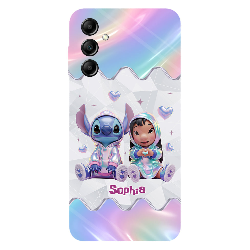 Hologram Ohana Monster - Personalized Ohana Full Print Phone Case