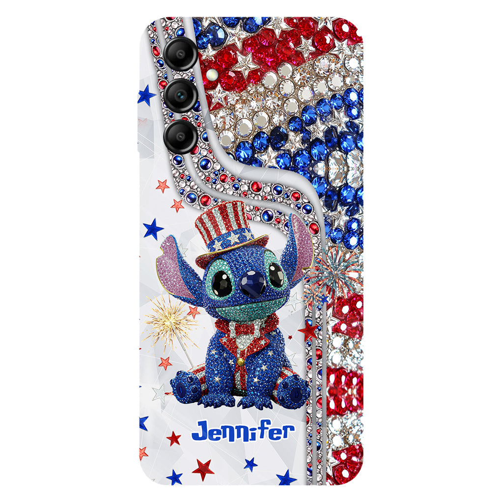 Red And White - Personalized Ohana Full Print Phone Case