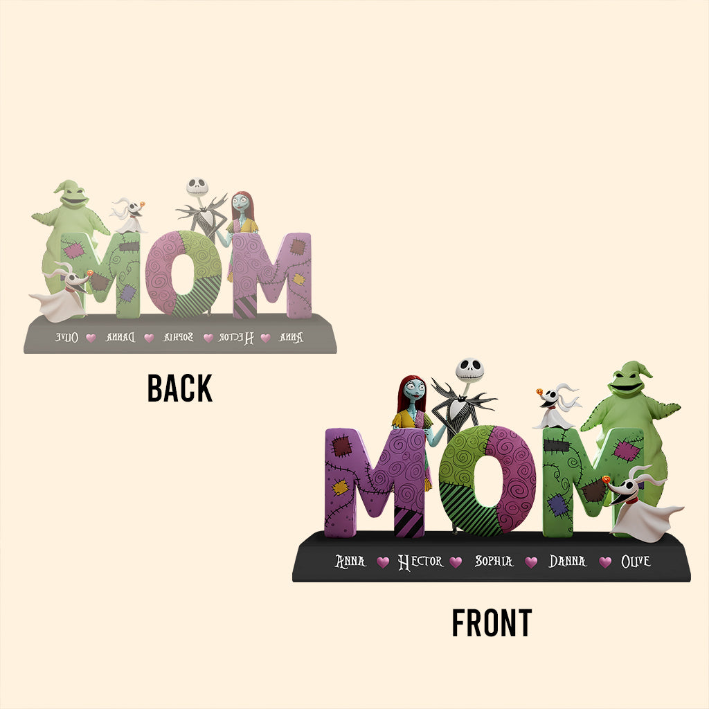 Nightmare Family Christmas Gift for Mom, Nana, Gigi - Personalized Custom Acrylic Plaque