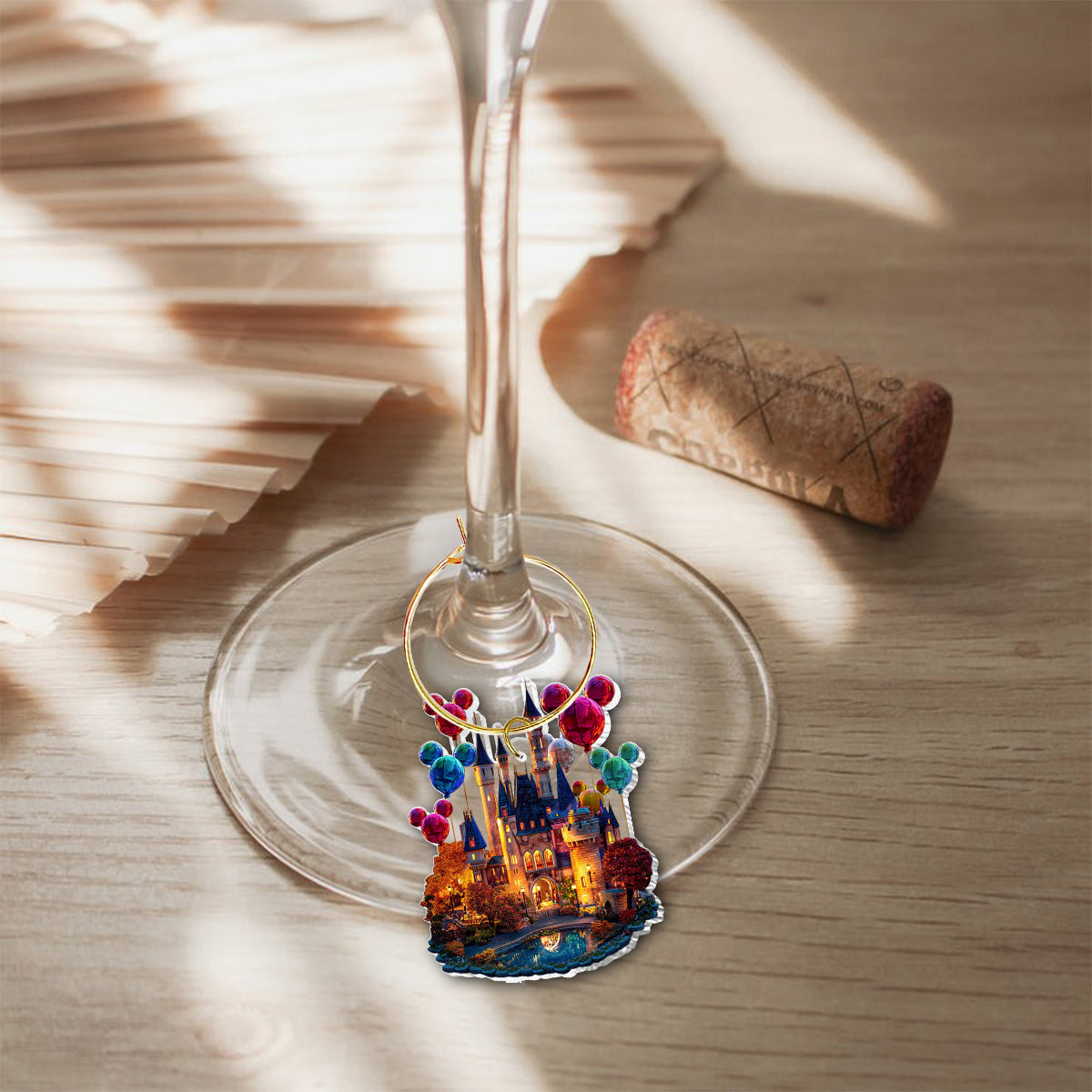 Magical Night - Personalized Mouse Wine Glass With Long Stem