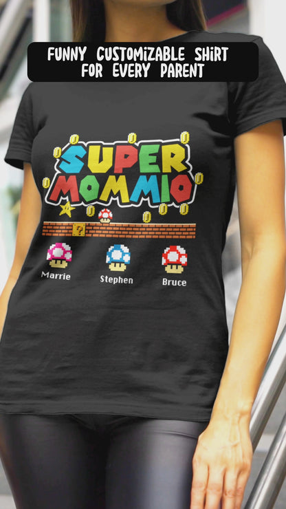 Super Mommio - Personalized Mother T-shirt and Hoodie