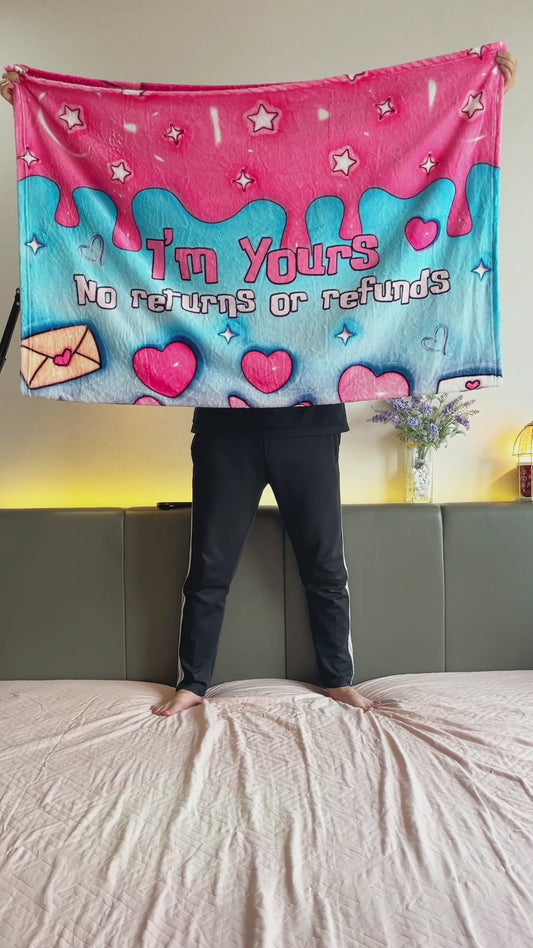 I'm Yours - Personalized Couple Blanket