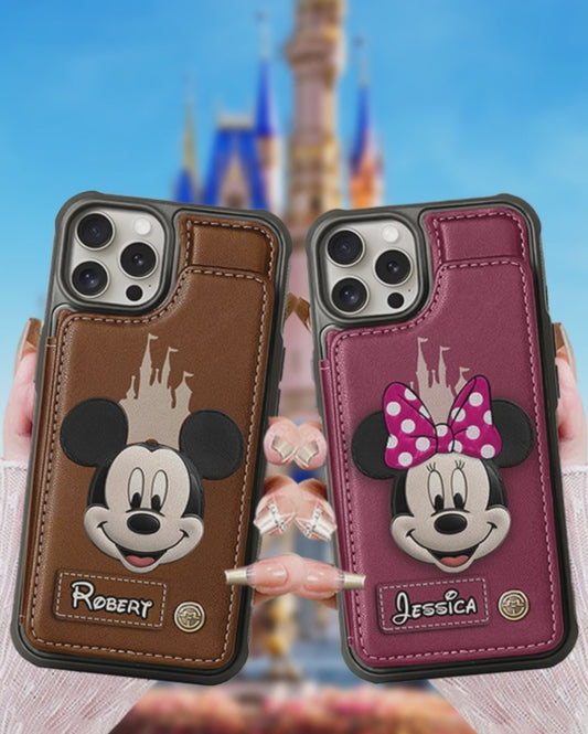 Dream Magic Custom Name - Personalized Mouse Wallet Phone Case