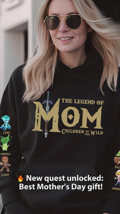 The Legend Of Mom Dad - Personalized The Adventurer All Over Shirt