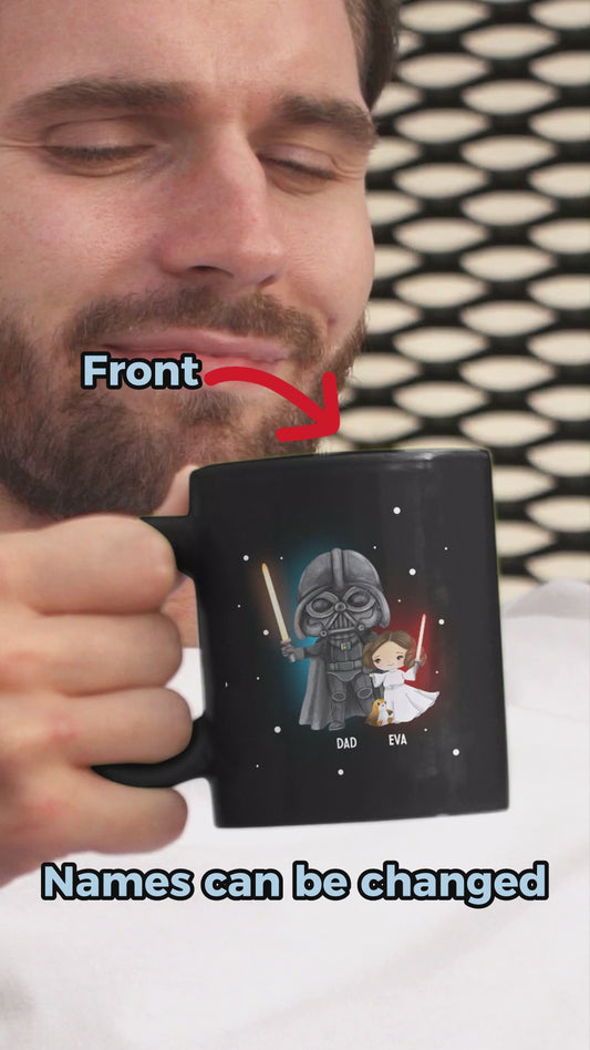 Like Father Like Daughter - Personalized The Force Mug