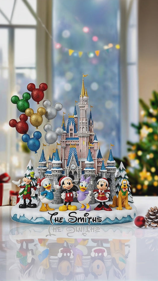 Merry Christmas - Personalized Mouse Custom Shaped Acrylic Plaque