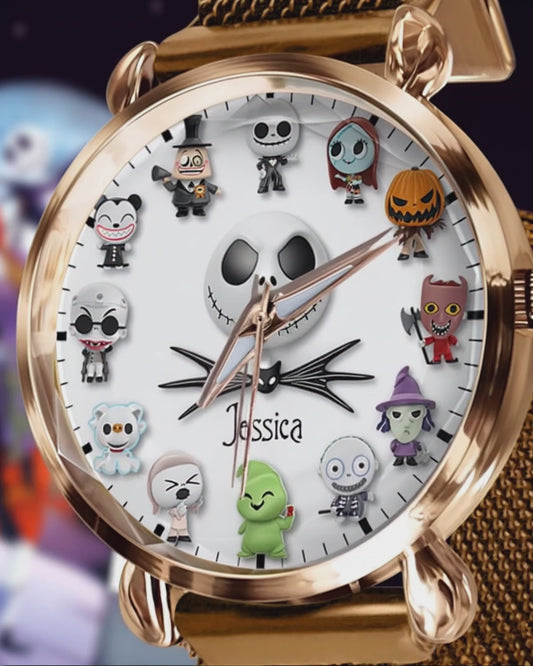 The Nightmare Before Christmas - Personalized Nightmare Women Hand Watch