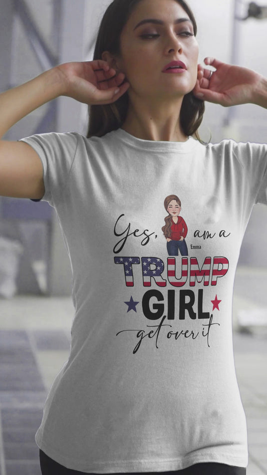 Trump Girl 2024 - Personalized T-shirt And Hoodie