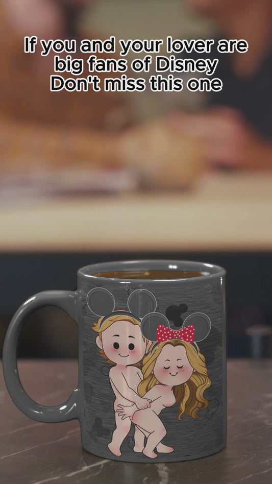 I Wanted The D I Gave Her The D Mouse Ears Couple - Personalized Couple Mug