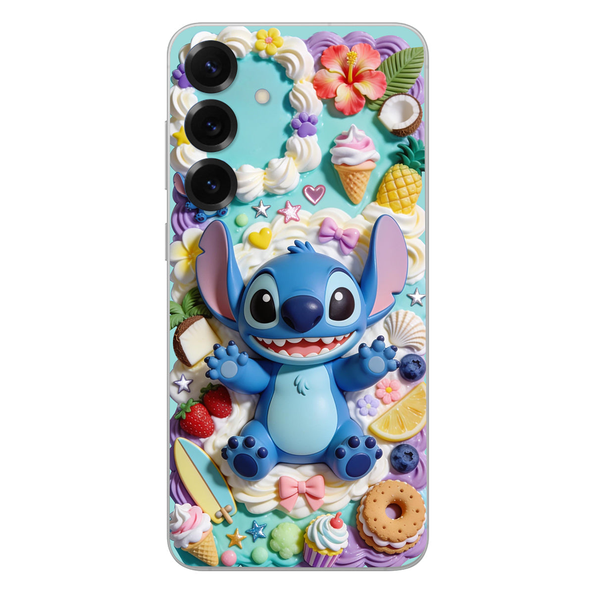 Ohana - Personalized Ohana 3D Embossed Leather Phone Case