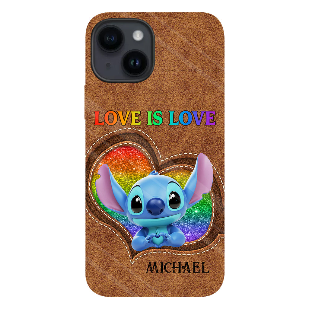 Love Is Love - Personalized LGBT Support Full Print Phone Case