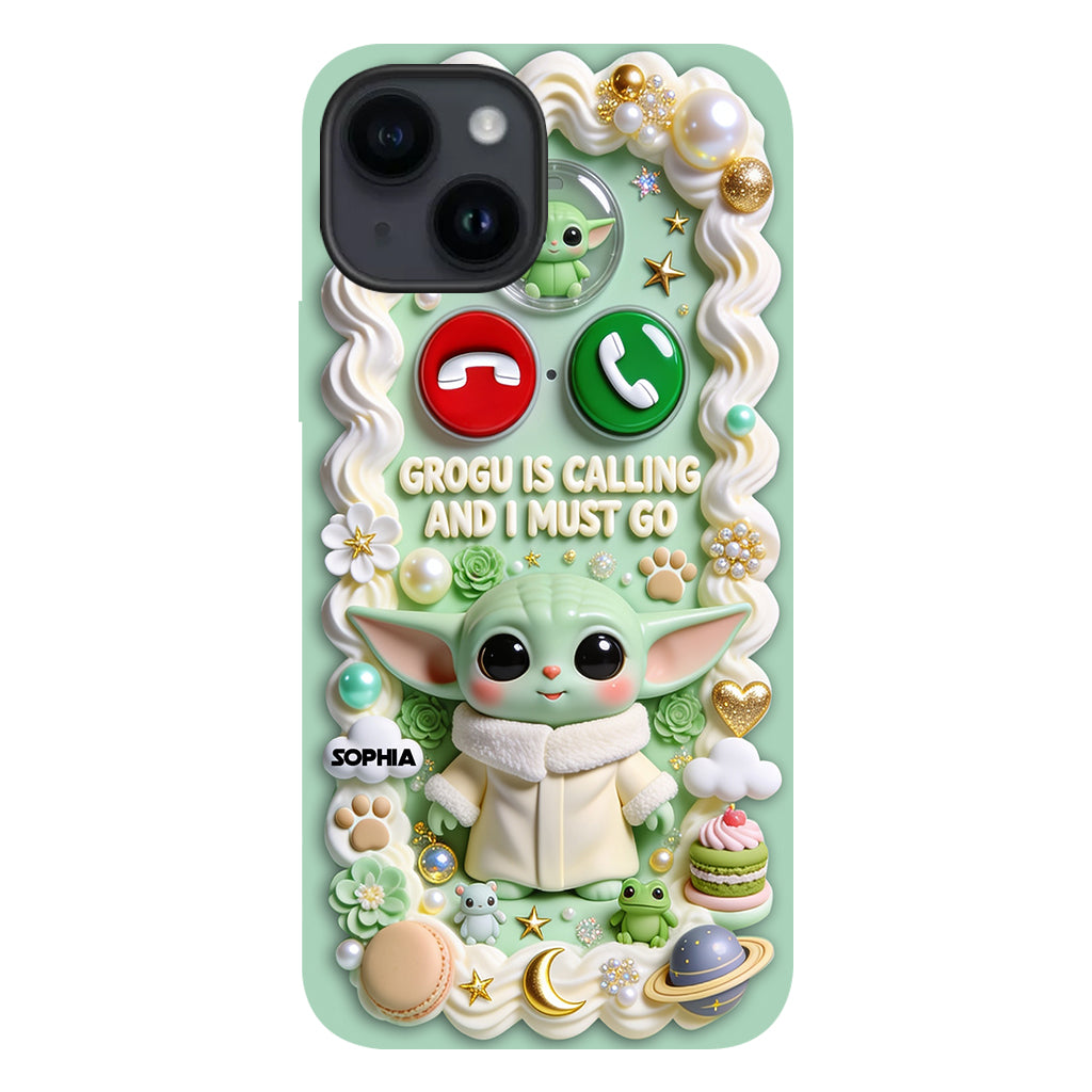 Baby Is Calling - Personalized The Force Full Print Phone Case