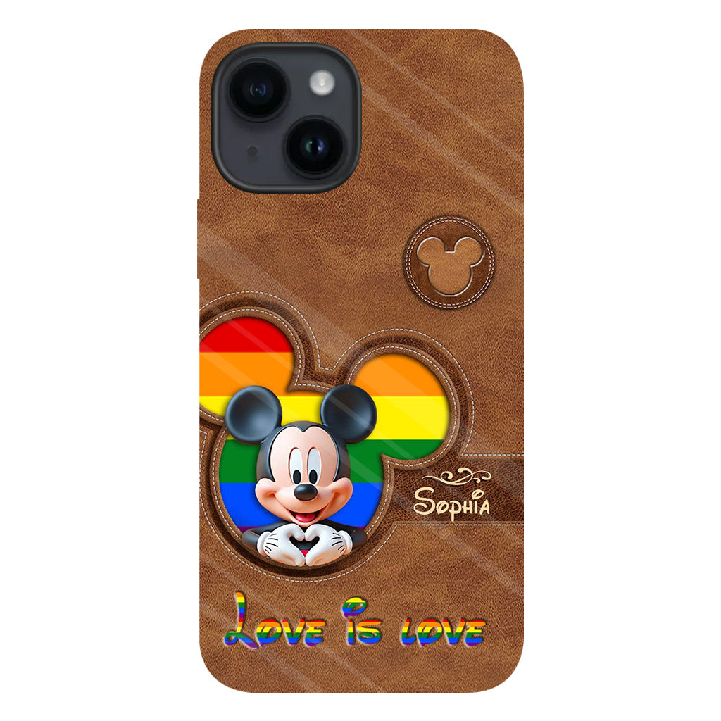 Love Is Love - Personalized LGBT Support Full Print Phone Case