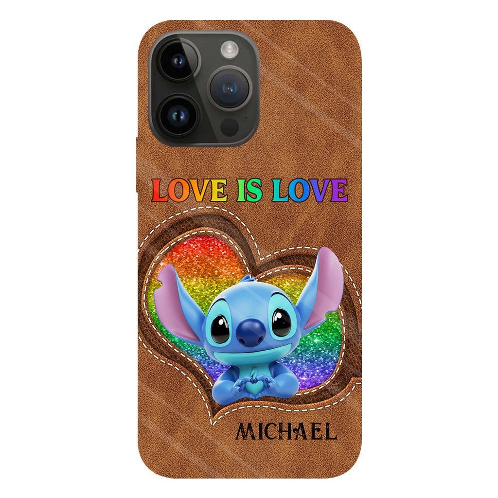 Love Is Love - Personalized LGBT Support Full Print Phone Case