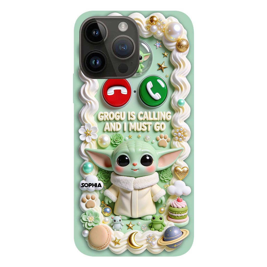 Baby Is Calling - Personalized The Force Full Print Phone Case