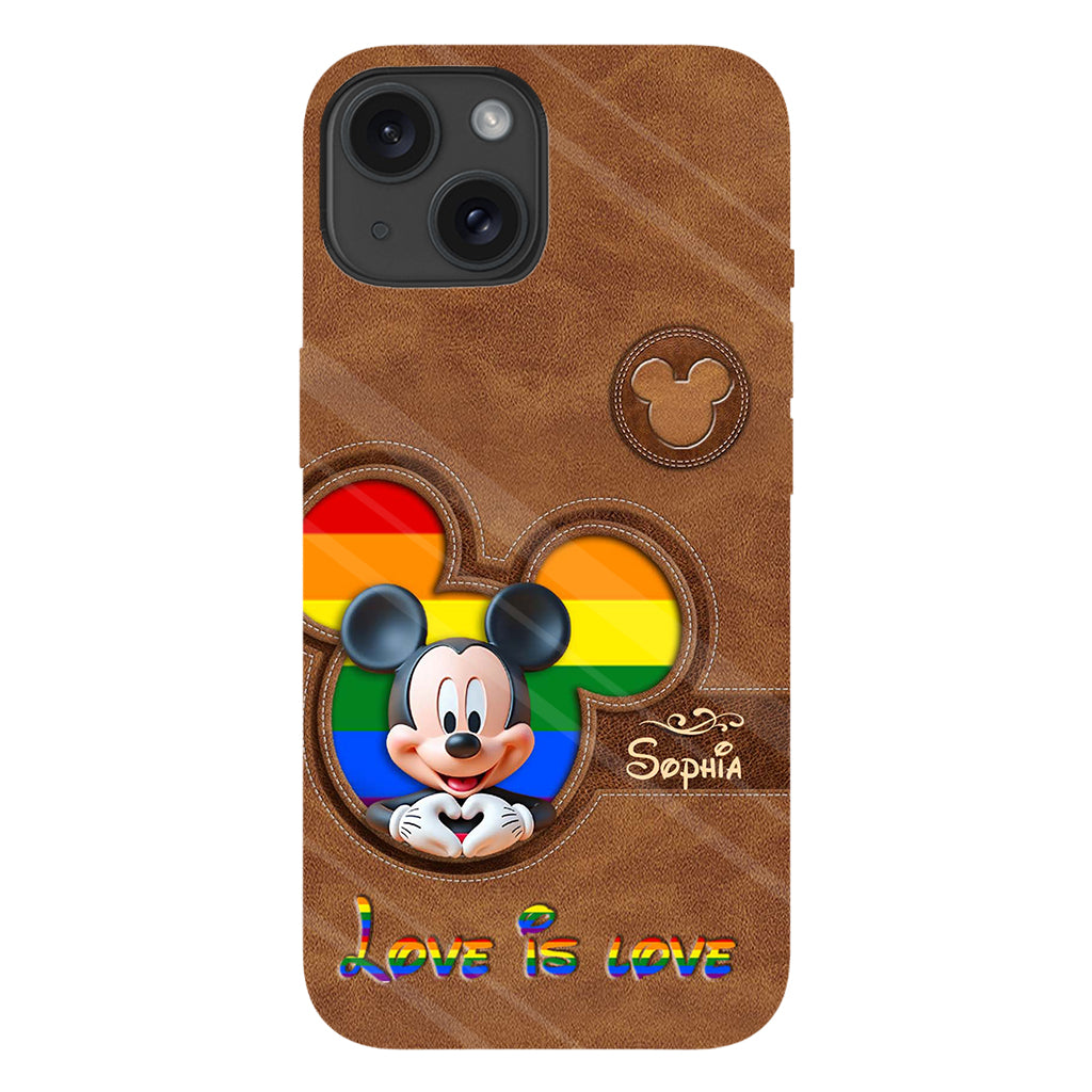 Love Is Love - Personalized LGBT Support Full Print Phone Case