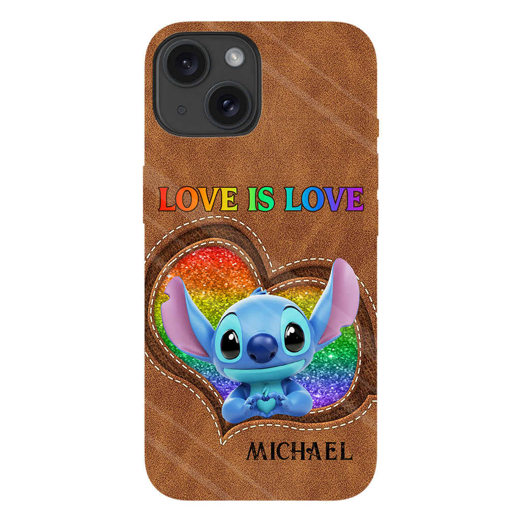 Love Is Love - Personalized LGBT Support Full Print Phone Case
