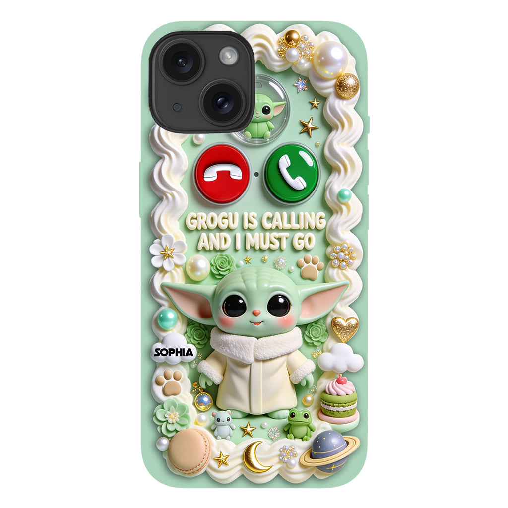 Baby Is Calling - Personalized The Force Full Print Phone Case