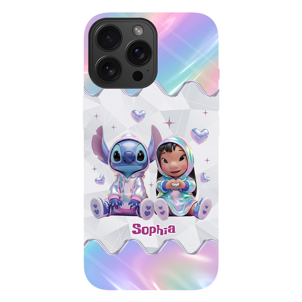 Hologram Ohana Monster - Personalized Ohana Full Print Phone Case