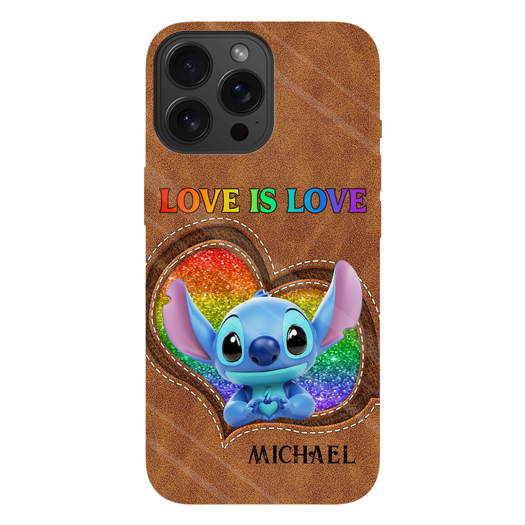 Love Is Love - Personalized LGBT Support Full Print Phone Case