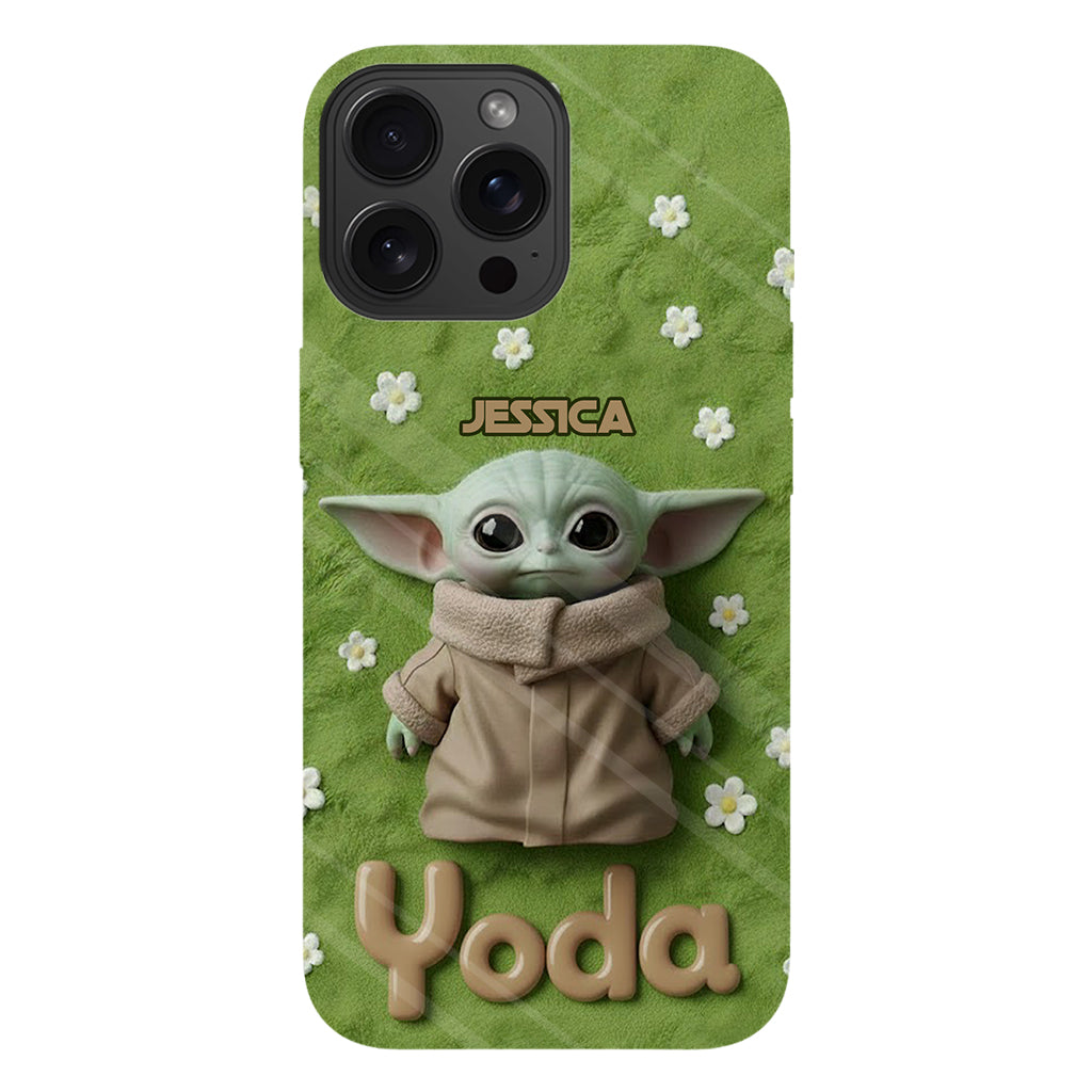 Cute Yoda - Personalized The Force Full Print Phone Case