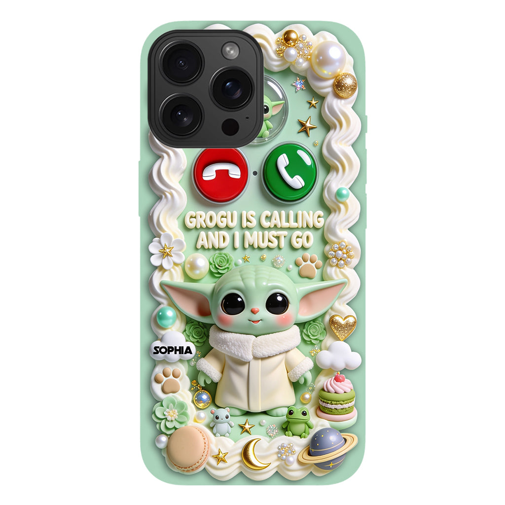 Baby Is Calling - Personalized The Force Full Print Phone Case