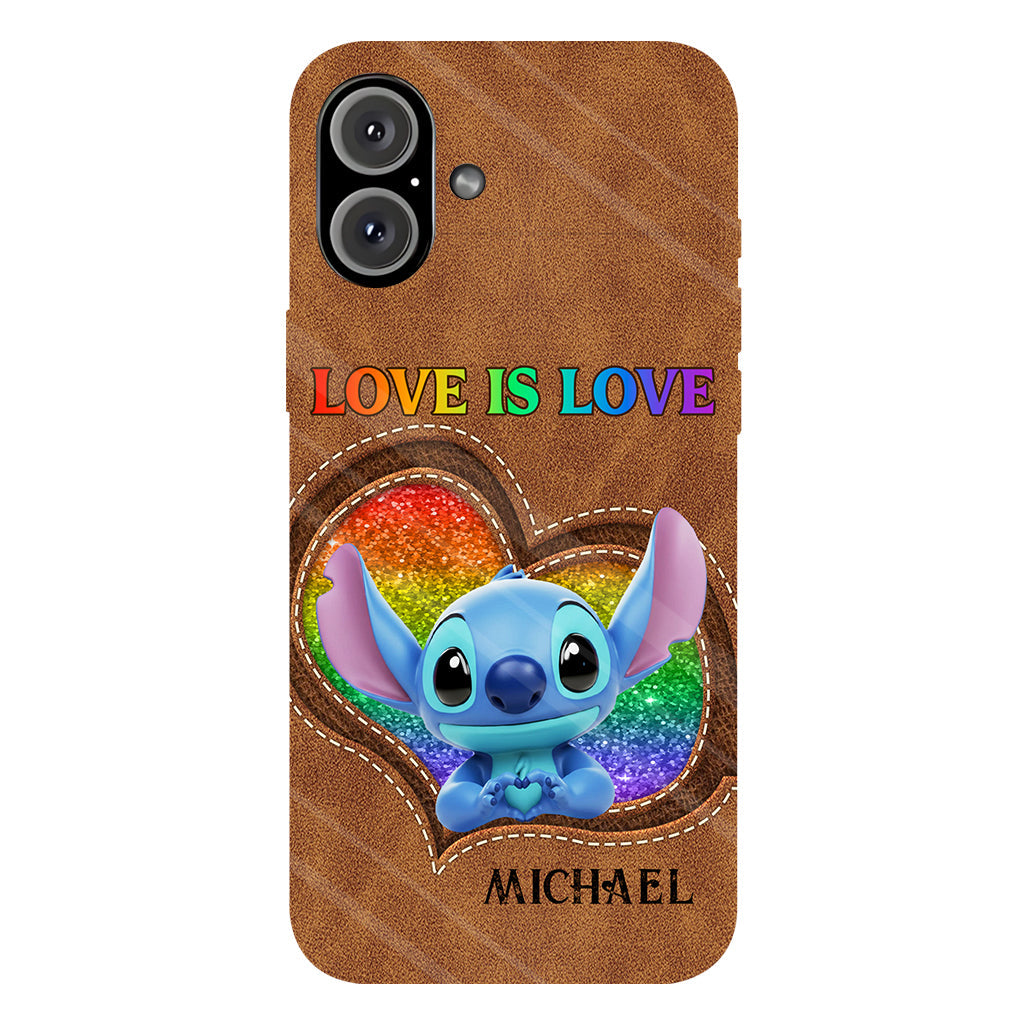 Love Is Love - Personalized LGBT Support Full Print Phone Case