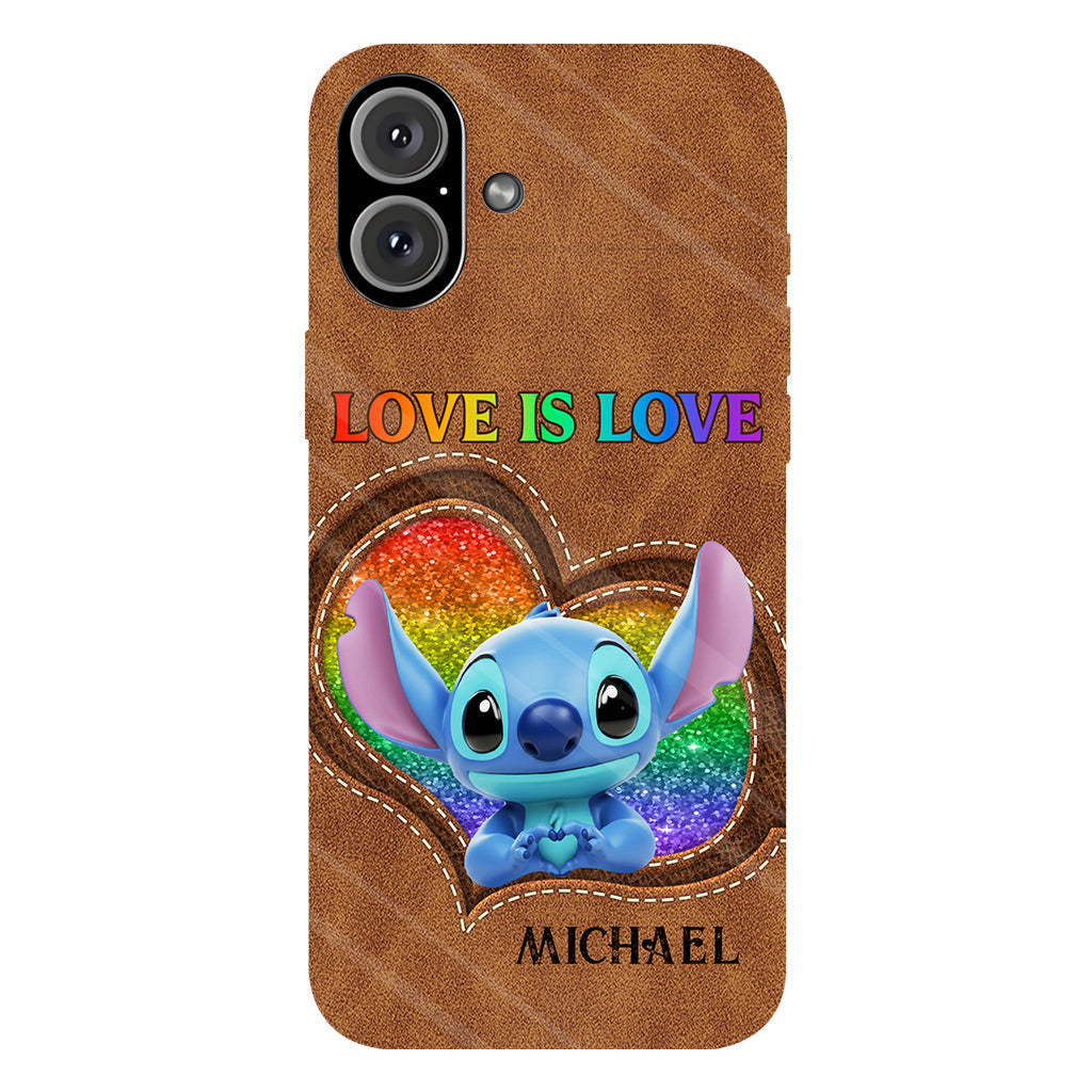 Love Is Love - Personalized LGBT Support Full Print Phone Case