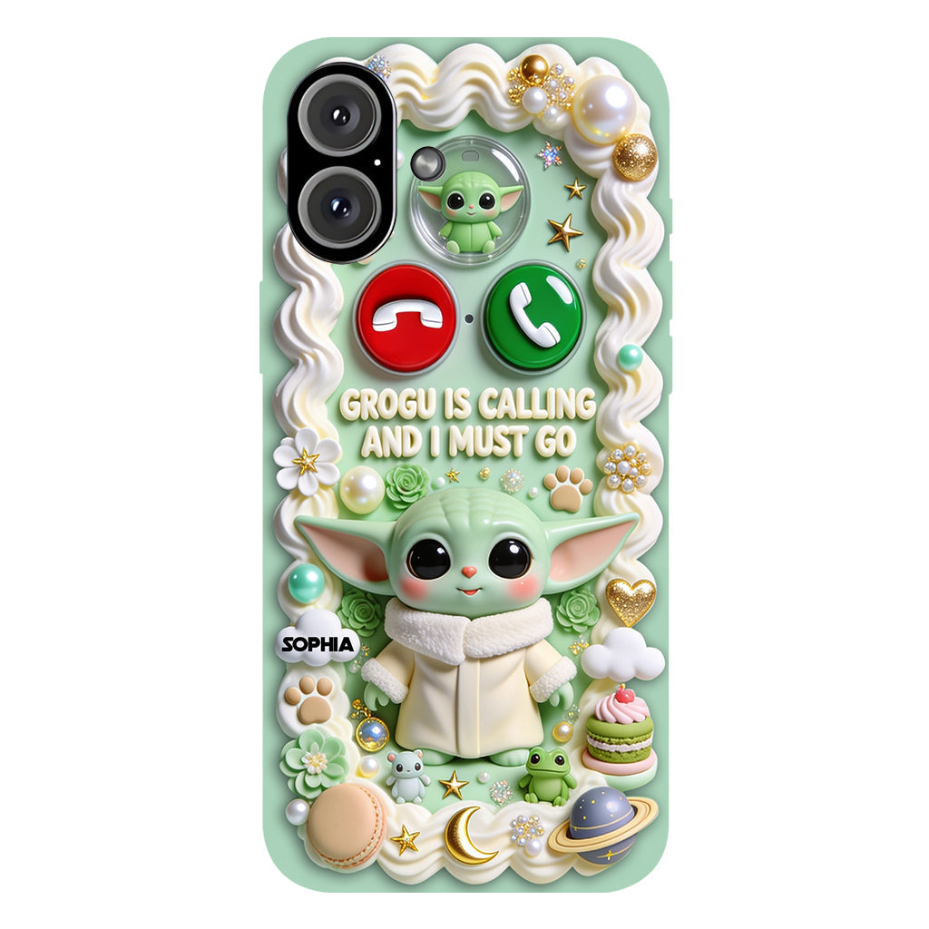 Baby Is Calling - Personalized The Force Full Print Phone Case