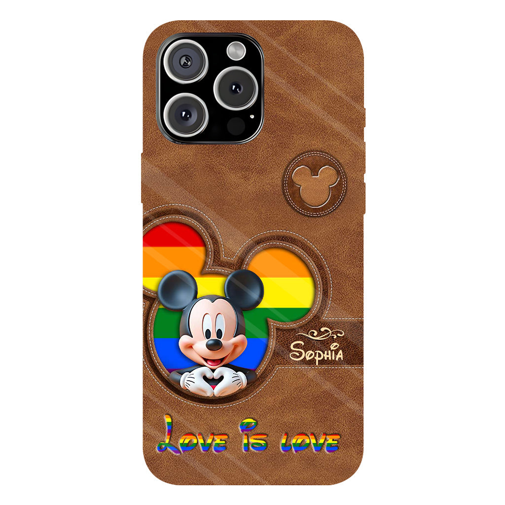 Love Is Love - Personalized LGBT Support Full Print Phone Case