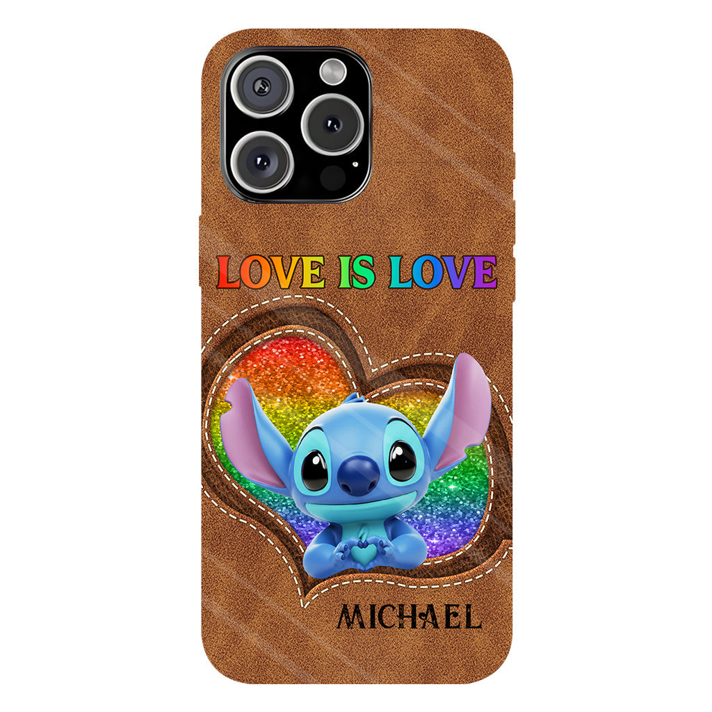 Love Is Love - Personalized LGBT Support Full Print Phone Case