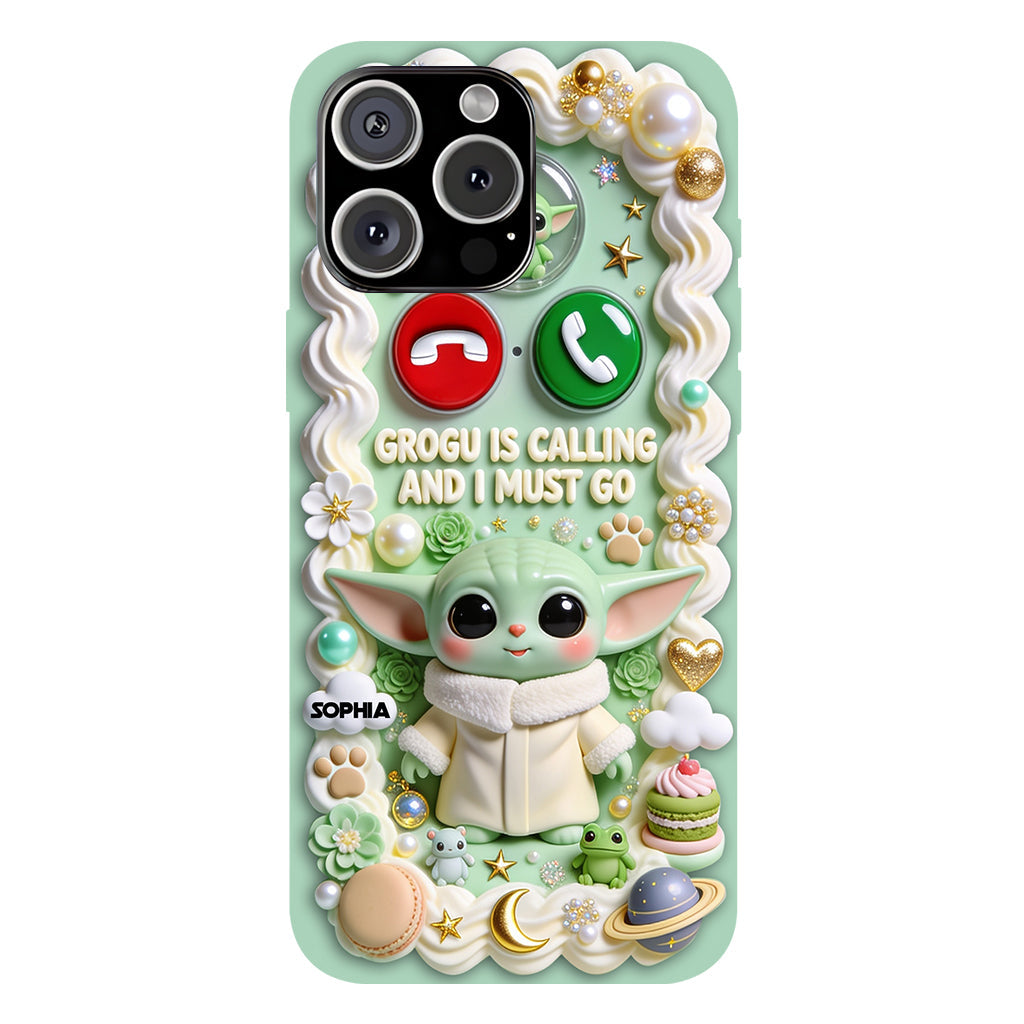 Baby Is Calling - Personalized The Force Full Print Phone Case