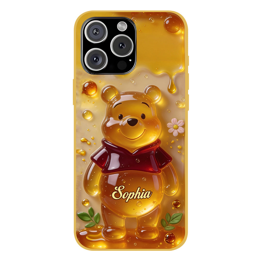 Cute Jelly Bear - Personalized Yellow Bear Full Print Phone Case