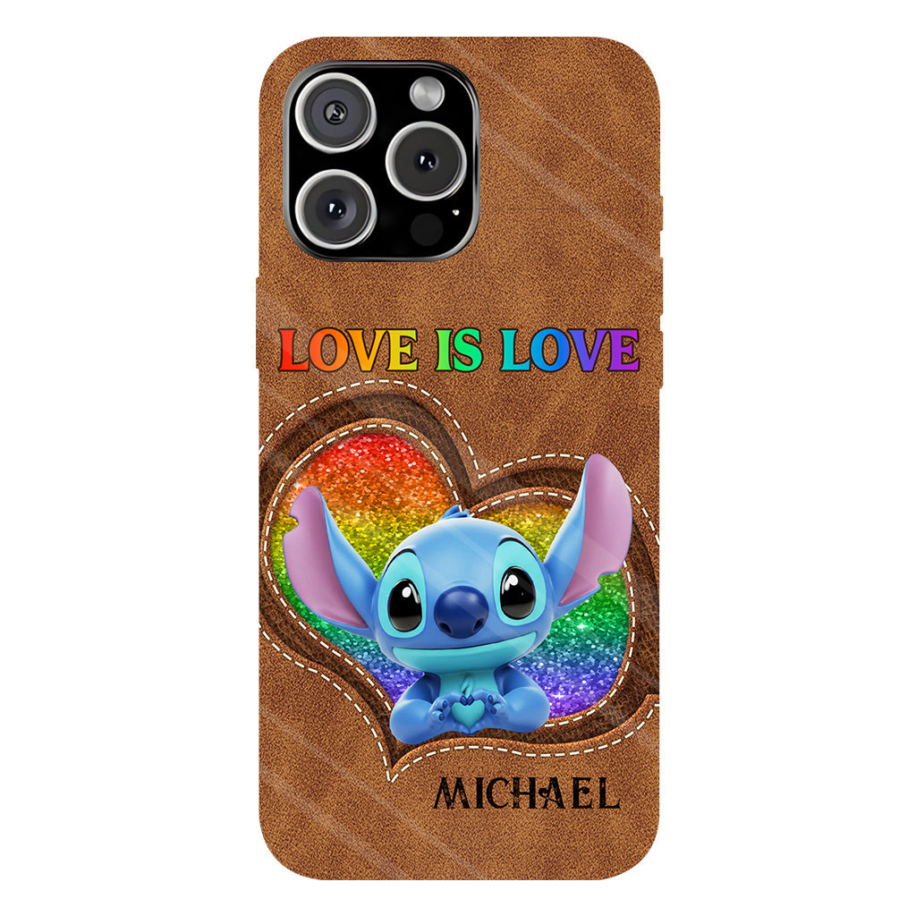 Love Is Love - Personalized LGBT Support Full Print Phone Case