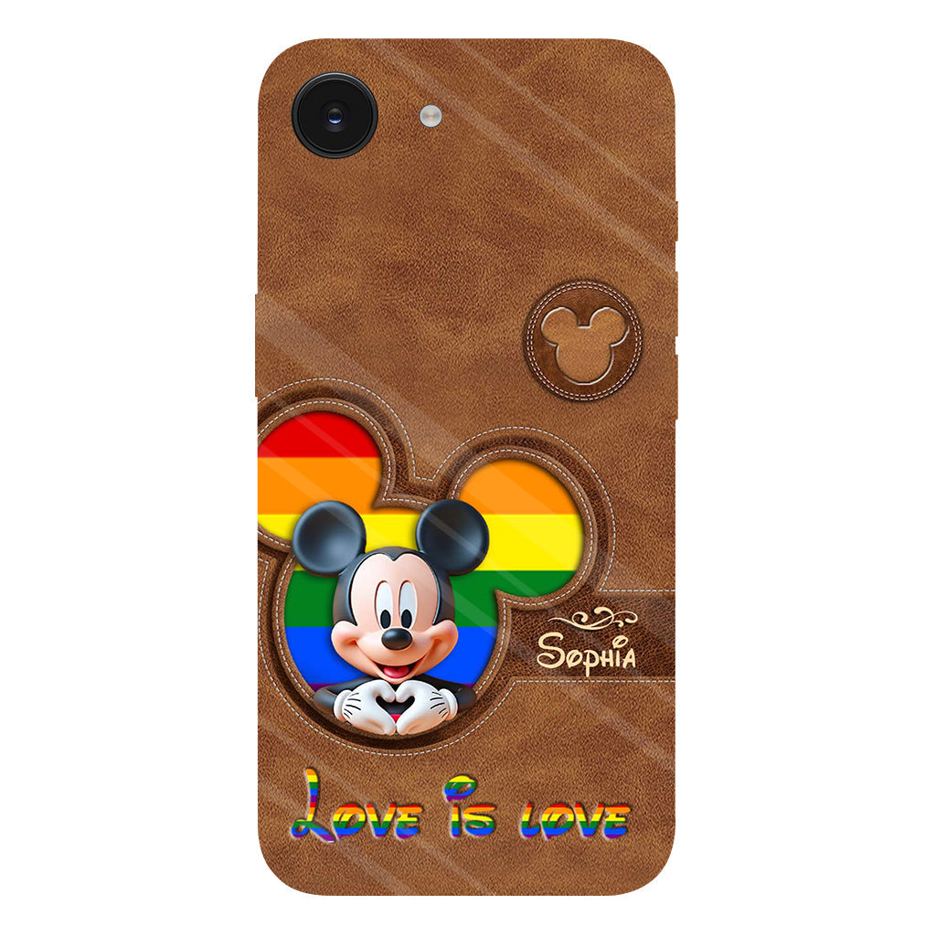 Love Is Love - Personalized LGBT Support Full Print Phone Case