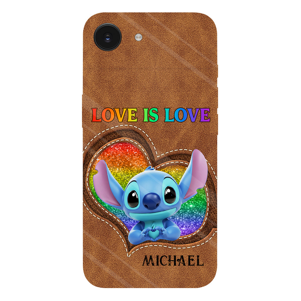 Love Is Love - Personalized LGBT Support Full Print Phone Case