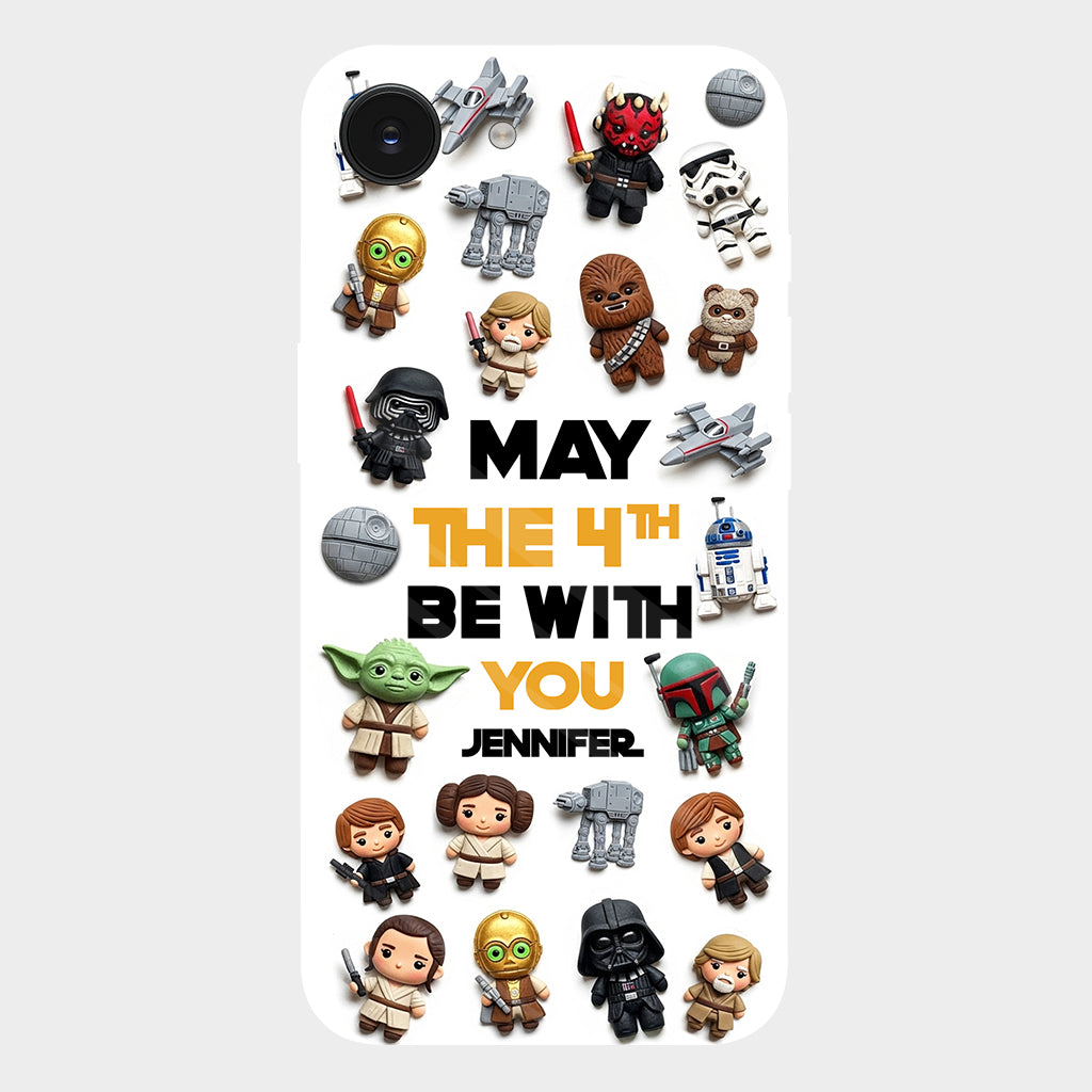 May The 4th Be With You - Personalized The Force Full Print Phone Case