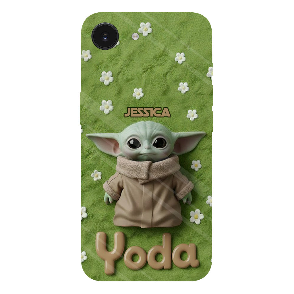 Cute Yoda - Personalized The Force Full Print Phone Case