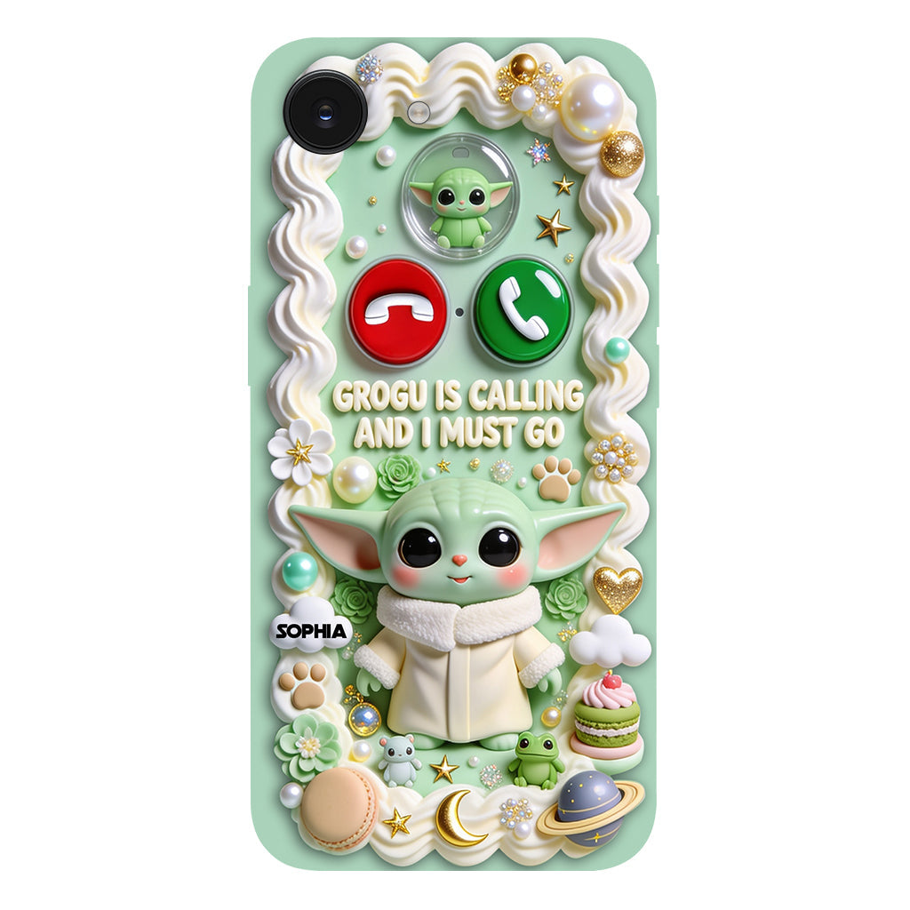 Baby Is Calling - Personalized The Force Full Print Phone Case