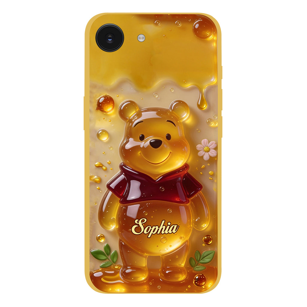 Cute Jelly Bear - Personalized Yellow Bear Full Print Phone Case